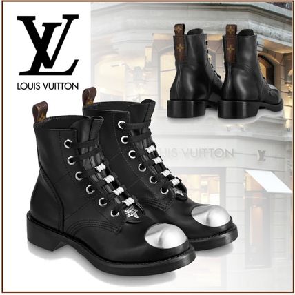 Louis Vuitton Leather Boots Boots 1A64VL 