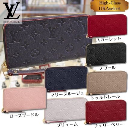 Louis Vuitton 2020 SS Monogram Leather Long Wallet Logo Long Wallets M69142