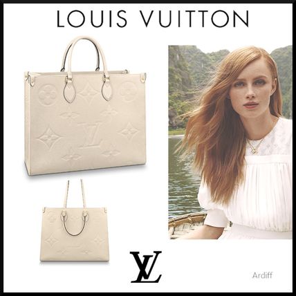 Louis Vuitton MONOGRAM EMPREINTE 2020 SS Monogram Unisex A4 2WAY Leather Office Style Elegant Style M45081 