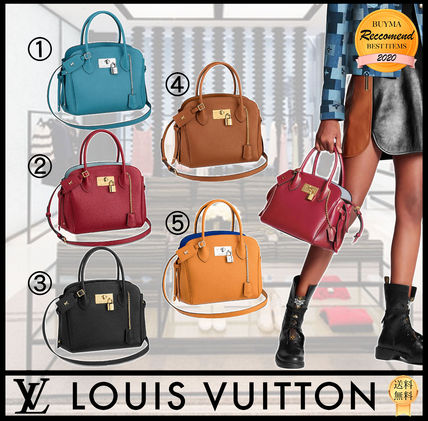Louis Vuitton Casual Style Calfskin 2WAY Plain Elegant Style Logo Handbags 