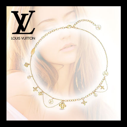 Louis Vuitton Casual Style Flower Party Style Brass Elegant Style 