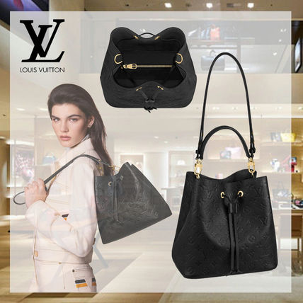 Louis Vuitton NEONOE 2020 SS Monogram Blended Fabrics 3WAY Purses Elegant Style Crossbody 