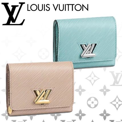 Louis Vuitton Plain Leather Small Wallet Logo Folding Wallets M67671 M69158 