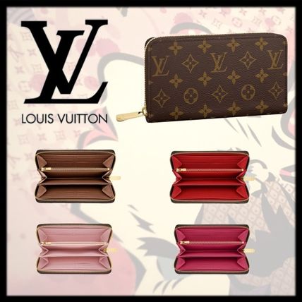 Louis Vuitton ZIPPY WALLET 2020 21AW Monogram Leather Long Wallet Logo Long Wallets