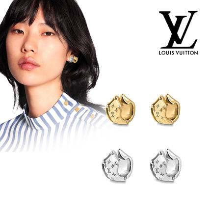 Louis Vuitton 2020 SS Nanogram Clip Earrings M69023 M68954 