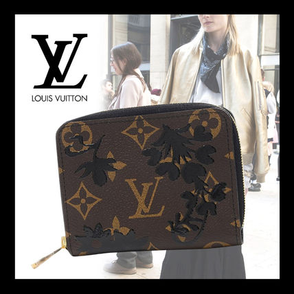 Louis Vuitton ZIPPY COIN PURSE Monogram Long Wallet Logo Coin Cases 