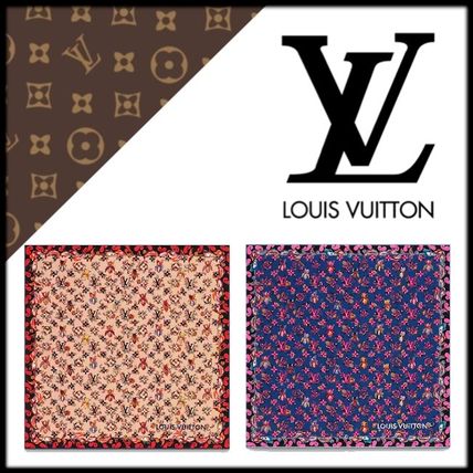 Louis Vuitton 2020 21AW Monogram Silk Party Style Elegant Style M76421 M76419 