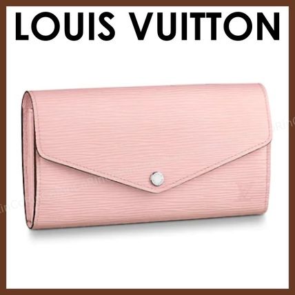Louis Vuitton PORTEFEUILLE SARAH Leather Long Wallets 