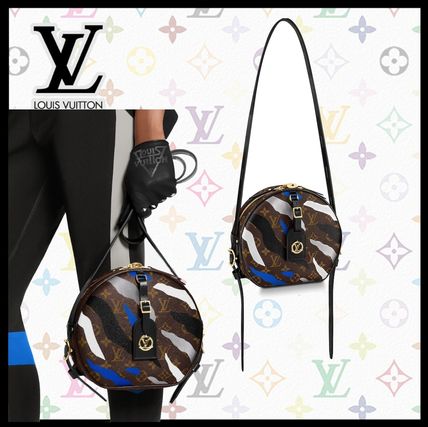 Louis Vuitton 2020 SS Camouflage Monogram Casual Style Unisex Canvas 2WAY Leather M45095 