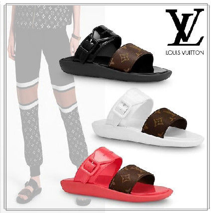 Louis Vuitton 2020 SS Monogram Casual Style Logo Sandals