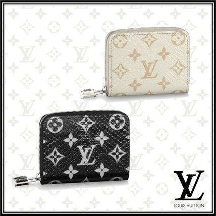 Louis Vuitton Monogram Leather Long Wallet Logo Coin Cases N97726 N97059 