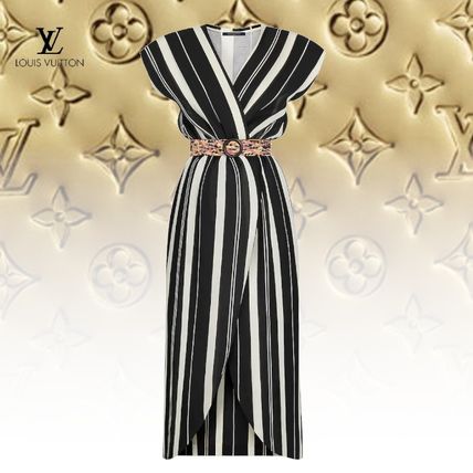Louis Vuitton Sleeveless Wrap Dress 1A7T5T 