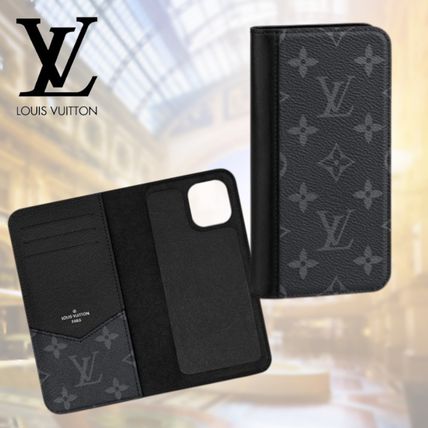 Louis Vuitton MONOGRAM 2020 SS Monogram Unisex Street Style Leather Logo iPhone 11 M69725 