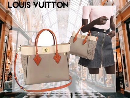 Louis Vuitton MONOGRAM Monogram Casual Style 2WAY Bi color Leather Office Style M53825 