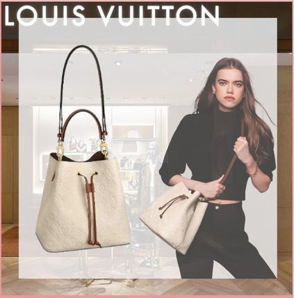 Louis Vuitton MONOGRAM 2020 SS Leather Logo Totes M45307 