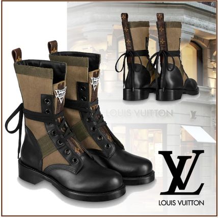 Louis Vuitton Leather Boots Boots 1A679C 