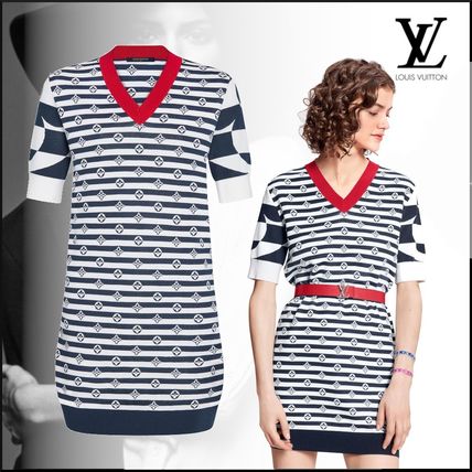 Louis Vuitton MONOGRAM Lv Escale Sailor Style Dress 1A7TH2 