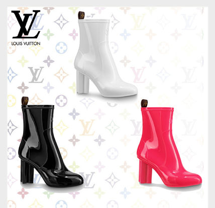 Louis Vuitton 2020 SS Rubber Sole Plain High Heel Boots 1A66WR 1A66W7 1A66WC 