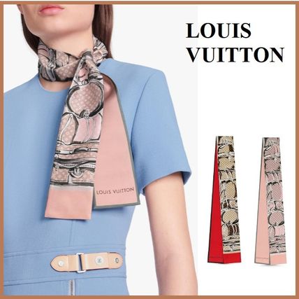 Louis Vuitton 2020 SS Office Style Elegant Style Logo Lightweight ScarvesShawls M73965 M73964 
