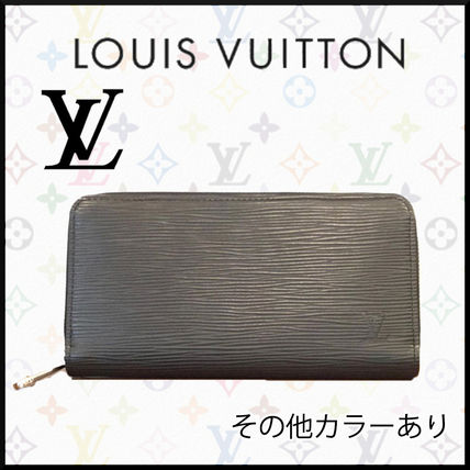 Louis Vuitton EPI 2020 SS Bi color Leather Long Wallet Logo Long Wallets