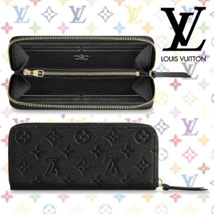 Louis Vuitton Monogram Blended Fabrics Leather Long Wallet Logo M63698 