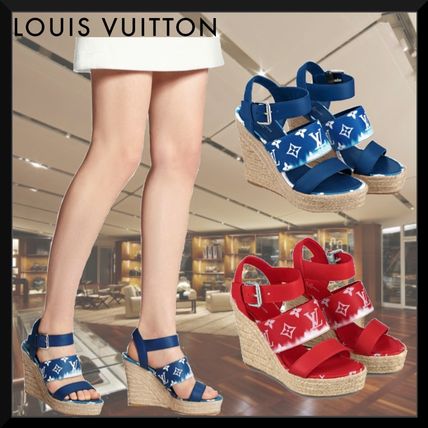 Louis Vuitton 2020 SS Lv Escale Starboard Wedge Sandal 1A7U3Z 1A7U4E 