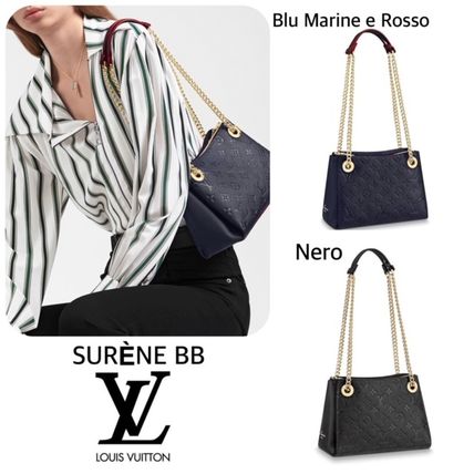 Louis Vuitton Monogram Casual Style Leather Office Style Elegant Style 