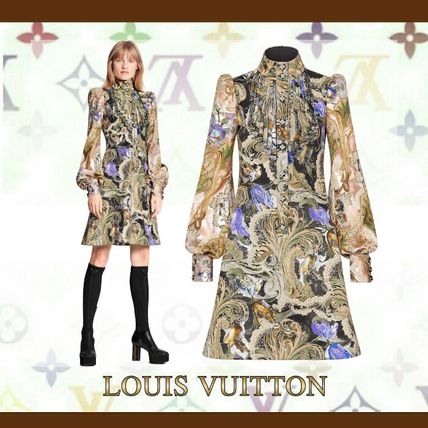 Louis Vuitton 2020 SS A Line Dress 1A7SYB 1A7SYA 1A7SY9 1A7SY8 1A7SY7 1A7SY6 
