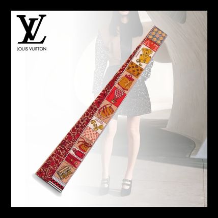 Louis Vuitton MONOGRAM Flower Patterns Casual Style Silk Elegant Style Logo 
