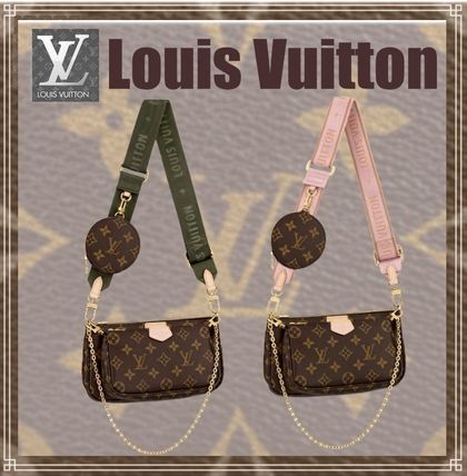 Louis Vuitton Monogram Leather Crossbody Shoulder Bags 