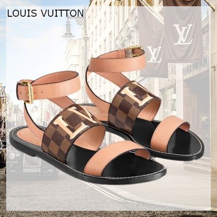 Louis Vuitton DAMIER 2020 SS Passenger Sandals 1A5LUN 