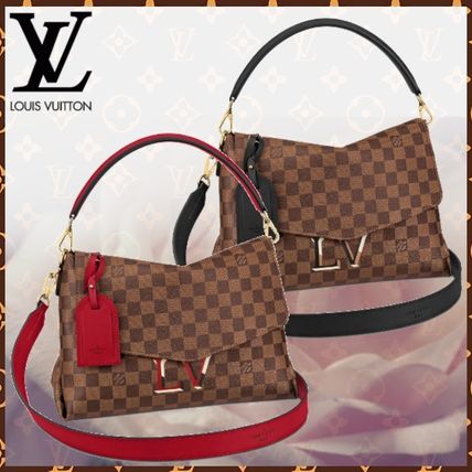 Louis Vuitton DAMIER Other Plaid Patterns Canvas Blended Fabrics A4 2WAY Bi color 