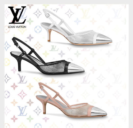 Louis Vuitton PVC Clothing Logo PumpsMules 1A7S1O 1A7S23 1A7S2I 