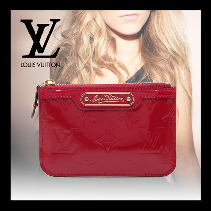 Louis Vuitton MONOGRAM VERNIS Monogram Leather Long Wallet Small Wallet Logo Coin Cases 