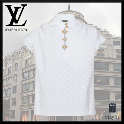 Louis Vuitton PONT NEUF 2020 SS Frill Blouse 1A5M05 