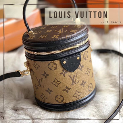 Louis Vuitton MONOGRAM 2019 SS Monogram Canvas Blended Fabrics 2WAY Bi color Elegant Style M43986 
