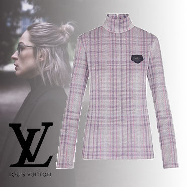 Louis Vuitton 2019 20AW Other Plaid Patterns Silk Blended Fabrics Long Sleeves 1A5RCW 