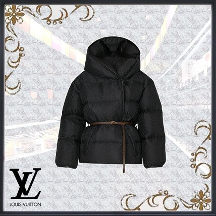 Louis Vuitton 2020 21AW Monogram Blended Fabrics Street Style Medium Down Jackets 1A83YK 