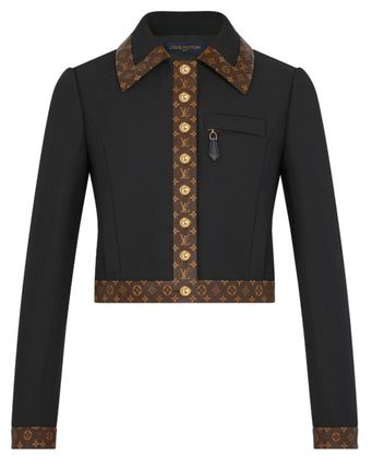 Louis Vuitton 2020 21AW Monogram Wool Plain Medium Elegant Style Logo Jackets 