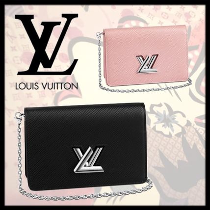Louis Vuitton TWIST 2020 21AW 3WAY Chain Plain Leather Elegant Style Crossbody Logo M68559 M68560 