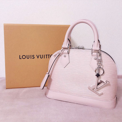 Louis Vuitton 2020 SS Monogram Casual Style Calfskin Blended Fabrics Plain Leather M56204