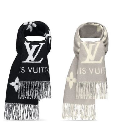 Louis Vuitton Cashmere KnitFur Scarves 