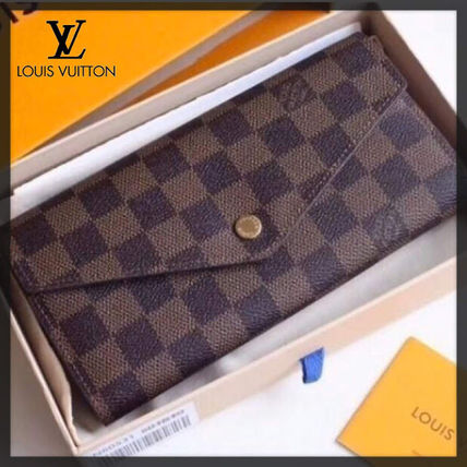 Louis Vuitton DAMIER 2020 SS Sarah Wallet N60114 