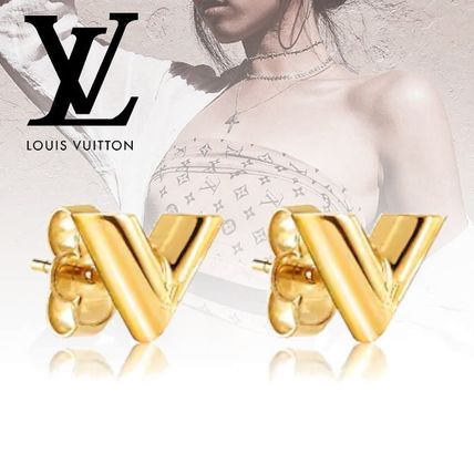 Louis Vuitton 2020 21AW Casual Style Studded Party Style Elegant Style Earrings M68153 