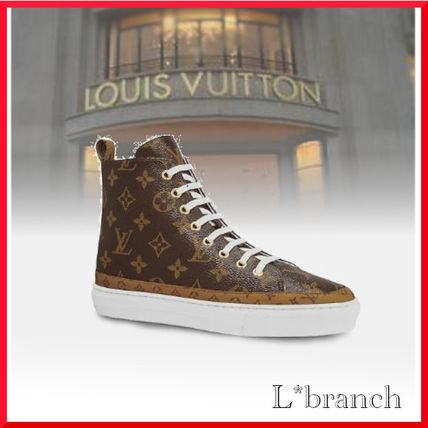 Louis Vuitton 2020 SS Unisex Logo Low Top Sneakers 