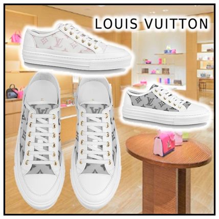 Louis Vuitton STELLAR SNEAKER ONLINE PRELAUNCH rose noir sneakers 1A87EM 1A87F2 