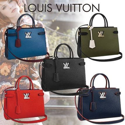 Louis Vuitton EPI A4 Plain Leather Elegant Style Crossbody Shoulder Bags 