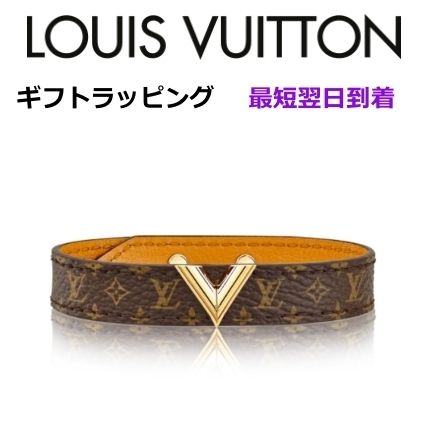 Louis Vuitton MONOGRAM Essential V Bracelet M6042F M6042E 