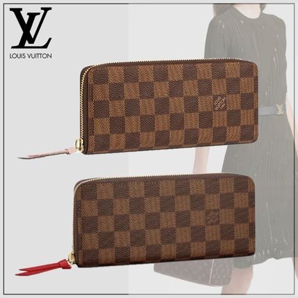 Louis Vuitton DAMIER Clemence Wallet N60534 N41626 