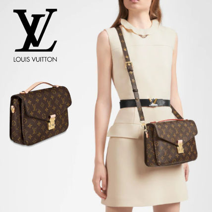 Louis Vuitton MONOGRAM Monogram Casual Style Canvas 2WAY Leather Elegant Style M44875 